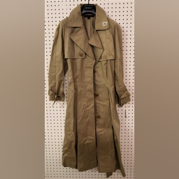 Lafayette 148 New York Jackets & Blazers - LAFAYETTE 148 Golden Tan Belted Trench Coat - Size 10 -